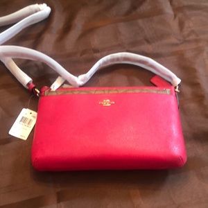 New Coach strap purse